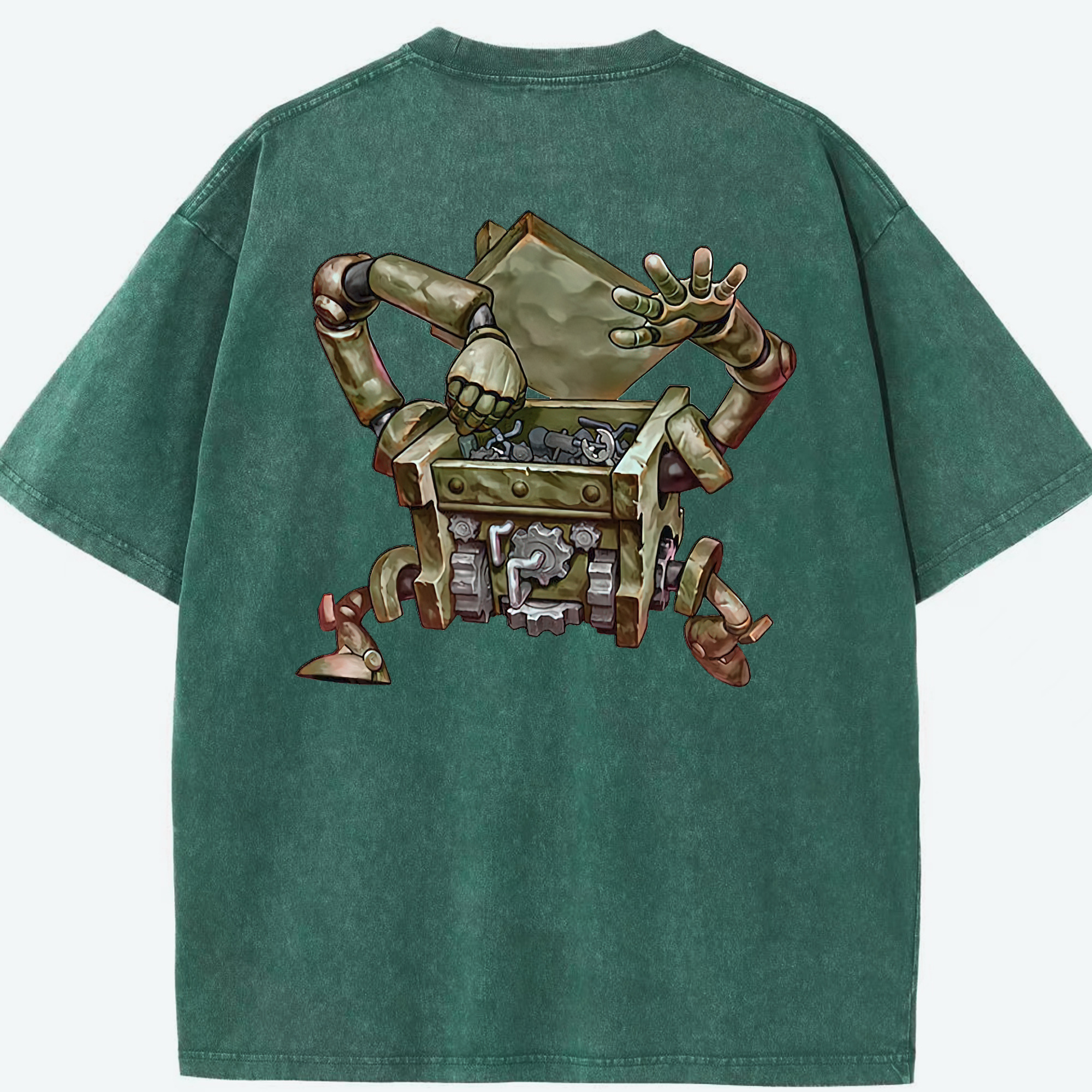 （画像用） 遊☆戯☆王 Yu-Gi-Oh! 綿100% ヴィンテージ風 半袖Tシャツ（背面プリント）